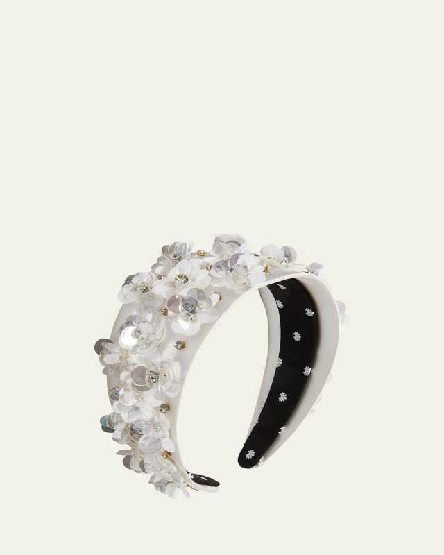 Brigitte Floral Wide Headband